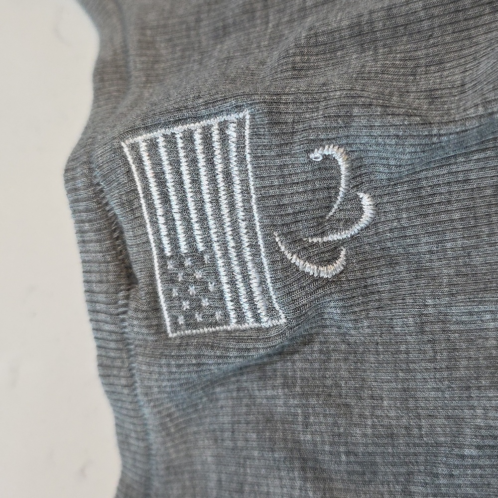 2pcs SKIMS Soft Lounge Rib Tank + Thong Team USA PARALYMPIC HEATHER GRAY - Picture 14 of 14